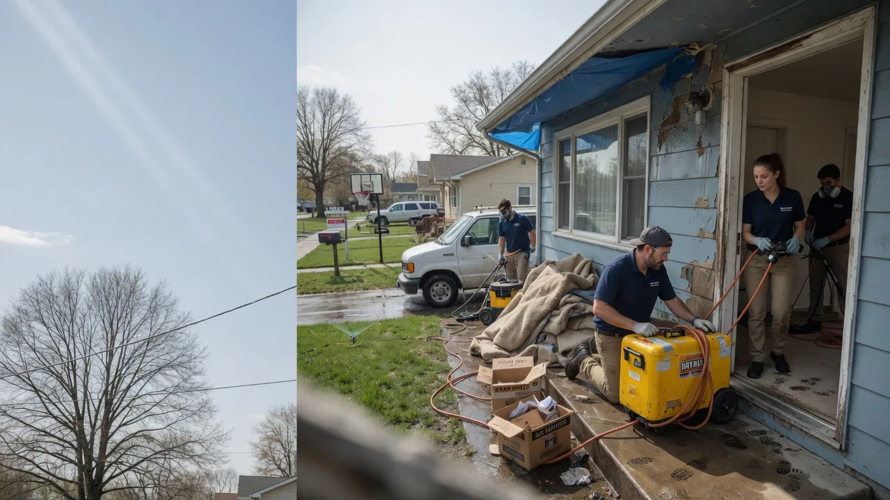 Basement Flood Cleanup in Evansville, AR near me